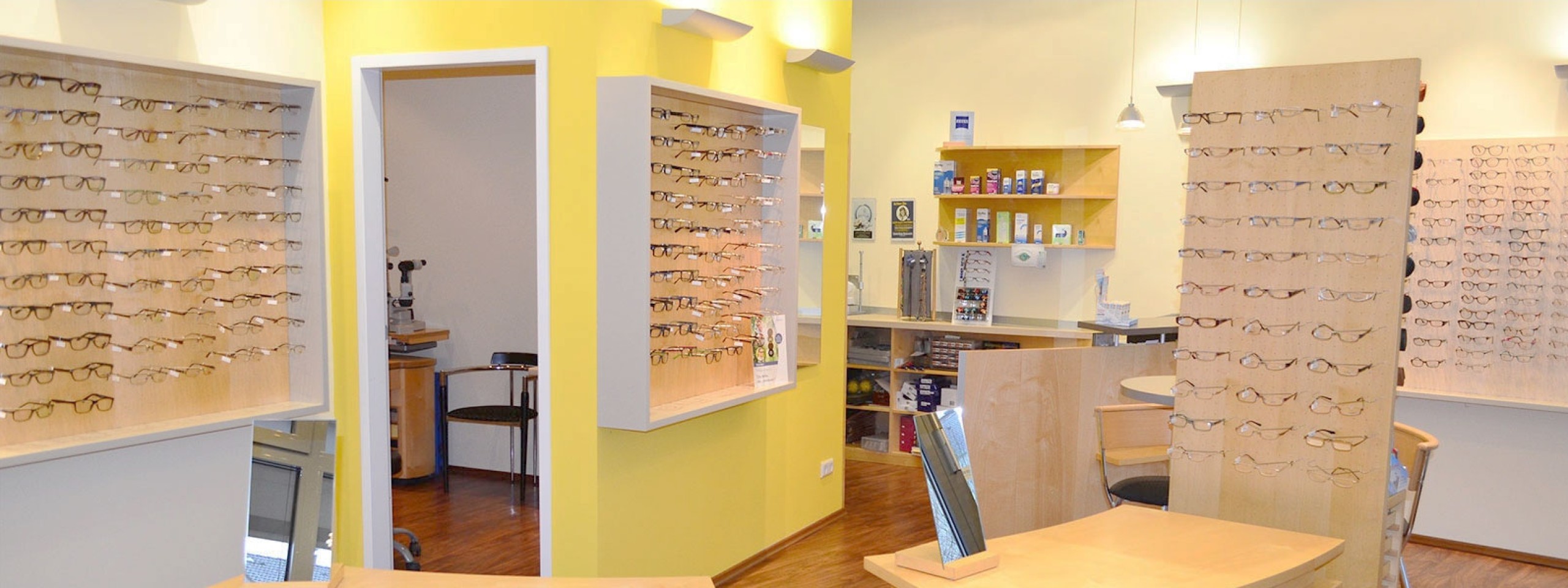 Ladengeschäft bei Sehland Optik in Essen